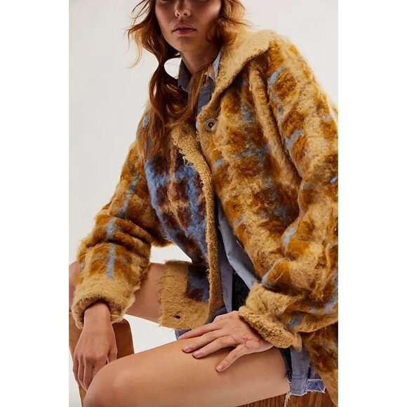 Free People Sweaters - Free People Harper Cardi Sweater Size M L Cardigan Oversized Chunky Knit